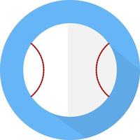 bola de beisebol, ilustração, vetor, sobre um fundo branco. vetor