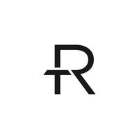 r e t abstratas iniciais letra monograma vector design de logotipo