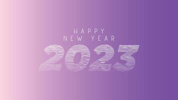 feliz ano novo 2023 vetor