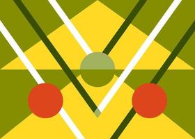 banner abstrato com decorações de natal. vetor