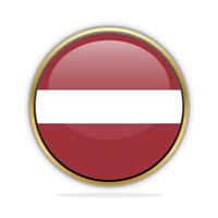 modelo de design de bandeira de botão letônia vetor