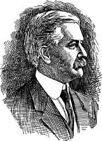 william c. Gorgas, ilustração vintage vetor