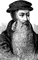 John Knox, ilustração vintage vetor