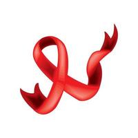 símbolo de conscientização da aids vetor