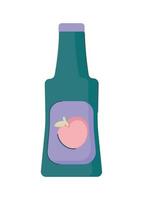 ícone de garrafa de suco vetor