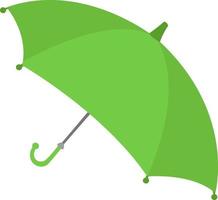 guarda-chuva verde, ilustração, vetor em fundo branco