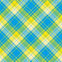 padrão sem costura em cores simples de azuis e amarelas brilhantes para xadrez, tecido, têxtil, roupas, toalha de mesa e outras coisas. imagem vetorial. 2 vetor