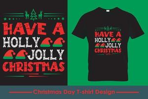 vetor profissional de design de camiseta de natal