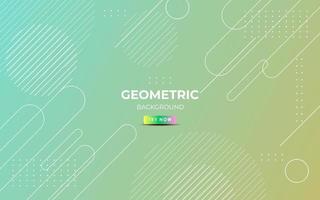 mínimo abstratos verdes macios dinâmicos forma geométrica composição fundo. vetor eps10