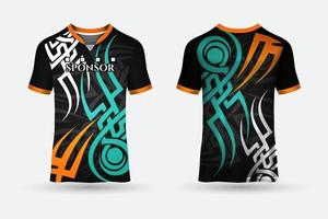 novo vetor de fundo de design de camisa esportiva moderna