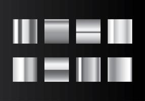 Grey Gradient aço Amostras Vector