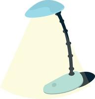 ícone de lâmpada de mesa, estilo de design plano. lâmpada de mesa ilustração vetorial moderna vetor