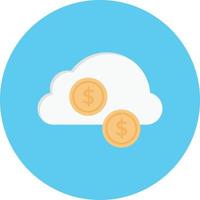 ilustração vetorial de dinheiro em nuvem em ícones de símbolos.vector de qualidade background.premium para conceito e design gráfico. vetor