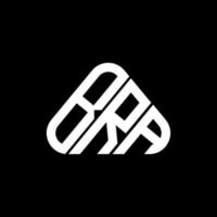 sutiã carta logotipo design criativo com gráfico vetorial, sutiã logotipo simples e moderno em forma de triângulo redondo. vetor