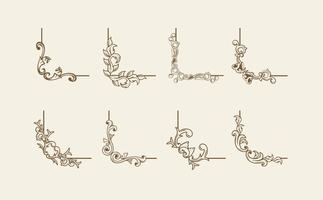 Vector Cartouche Border Vintage