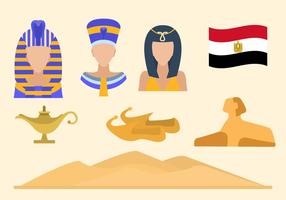 Vetores planas Egipto