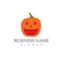 ícone de ilustração vetorial de logotipo de halloween vetor