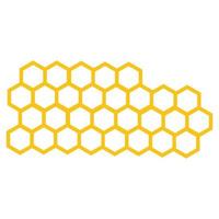 design de ilustração de textura de fundo de favo de mel vetor