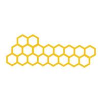 design de ilustração de textura de fundo de favo de mel vetor