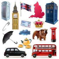 conjunto inglaterra Londres vetor