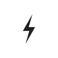 logotipo de ícone elétrico de iluminação de energia vetor
