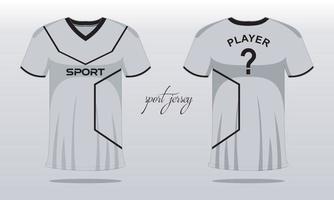 camisa esportiva e modelo de camiseta design de camisa esportiva. design esportivo para jogos de corrida de futebol vetor