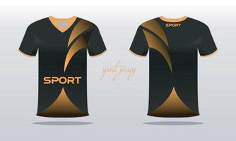 camisa esportiva e modelo de camiseta design de camisa esportiva. design esportivo para jogos de corrida de futebol vetor