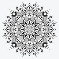 ornamentos design de mandala de luxo vetor