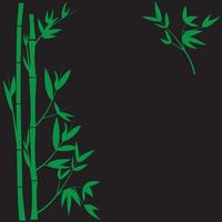 ícone de vetor de logotipo de bambu
