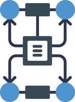 ícone plano de conexão do servidor vetor