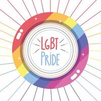 botão orgulho LGBT vetor
