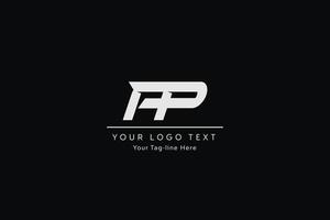 design de logotipo de letra ap. ilustração em vetor ícone criativo moderno ap letras.