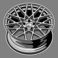 desenho da roda do carro vetor