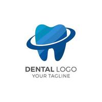 ícone de logotipo de dentista dental e modelo de vetor de símbolo