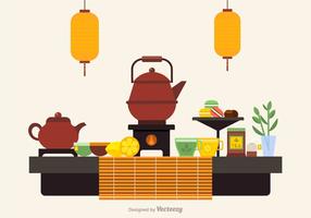 Livre Tea Ceremony Vector Icons