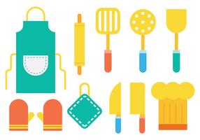 Vector brilhante Cocina Icons