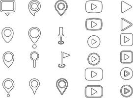 localização i con vector aliment