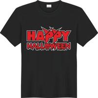 desenho de t-shirt halloween vetor