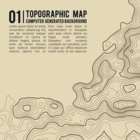 fundo do mapa topográfico com espaço para cópia. linha de fundo de contorno de mapa de topografia, ilustração em vetor abstrato de grade geográfica. trilha de montanha sobre o terreno.