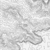 fundo de contorno do mapa topográfico. mapa topográfico com elevação. vetor de mapa de contorno. ilustração em vetor abstrato da grade do mapa topografia do mundo geográfico.