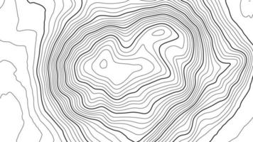 fundo de contorno do mapa topográfico. mapa topográfico com elevação. vetor de mapa de contorno. ilustração em vetor abstrato da grade do mapa topografia do mundo geográfico.