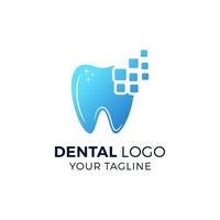 ícone de logotipo de dentista dental e modelo de vetor de símbolo