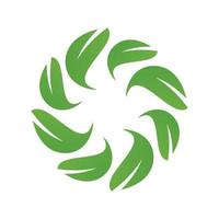 ecologia verde logotipo eco amigável vetor reciclar sinal conceito gráfico modelo