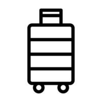 design de ícone de bagagem vetor