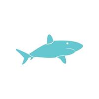 vetor de ilustração de ícone de tubarão