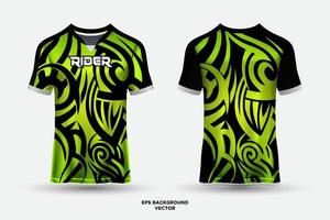 vetor de maquete de modelo de design de camisa esportiva abstrata