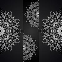 fundo de design de mandala decorativo luxuoso vetor