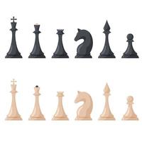conjunto de peças de xadrez vetor