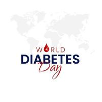 postagem de mídia social do dia mundial do diabetes vetor