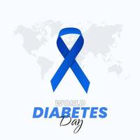 postagem de mídia social do dia mundial do diabetes vetor
